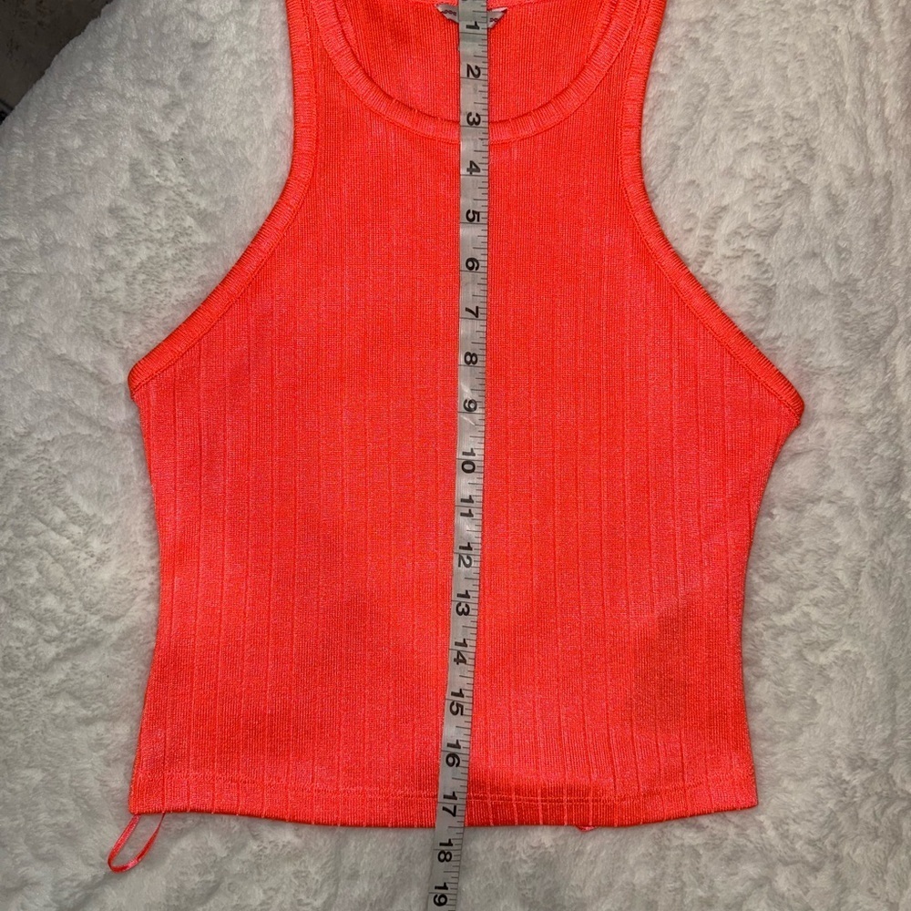 2 x 20$ Guess Bright Coral Tank Top Size XS - Picture 3 of 5